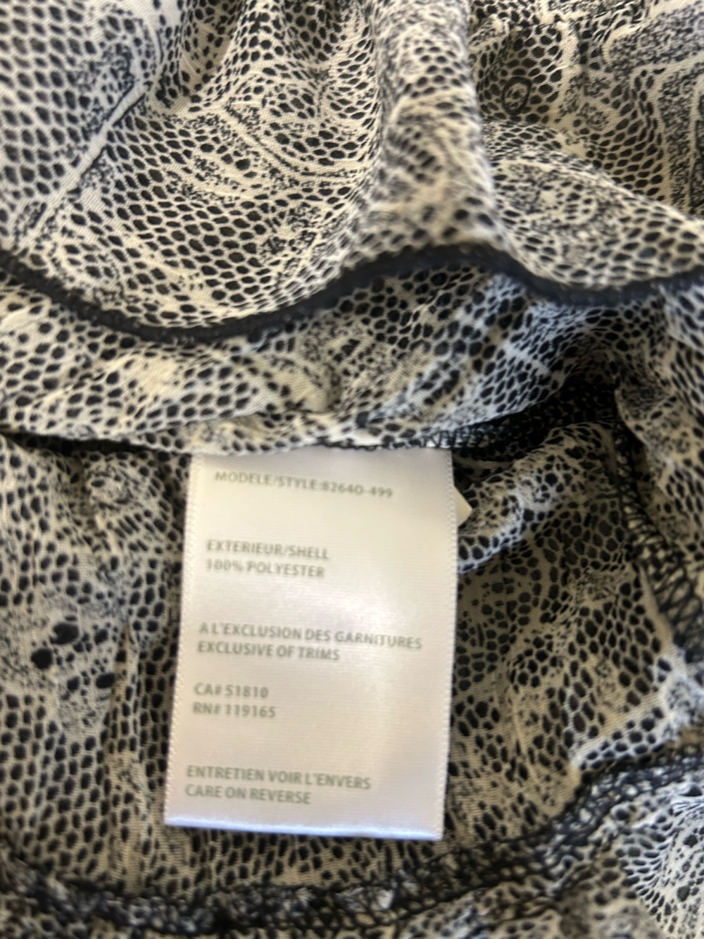 Tribal Y2K Ruffle Front Semi Sheer Crinkle Renaissance Blouse Size 4 - Picture 6 of 6